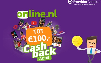 Online.nl cashback actie!